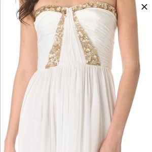 Rebecca Taylor S/M Formal White Prom Wedding Dress